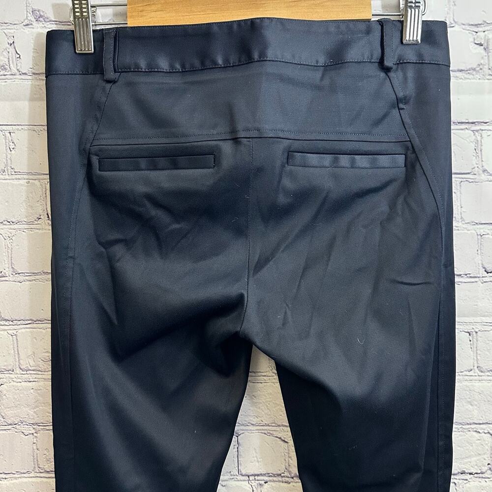 Veronica Beard Ash Seamed Skinny Pants Navy Blue Zippers Women's Size 4 Workwear - Picture 5 of 9